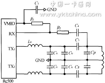 直接匹配天線電路配置